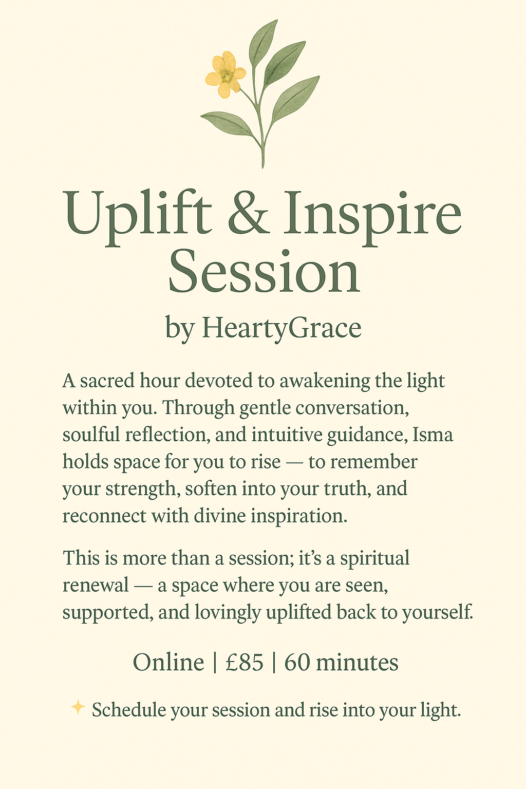 Spiritual Mentoring session.